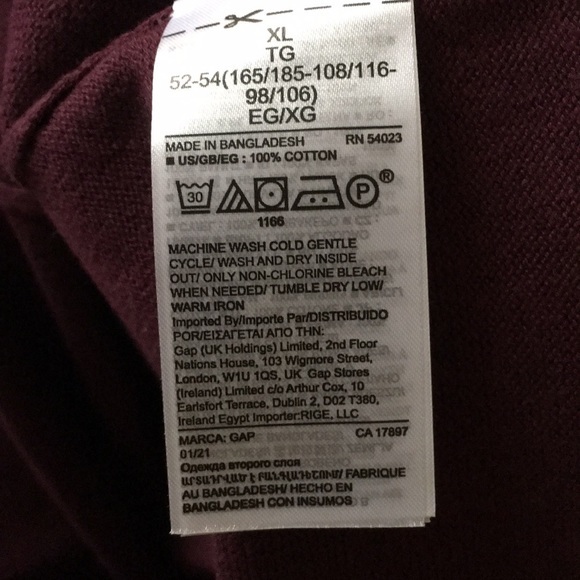 Gap Factory, Men’s sweatshirt, size XL - Picture 6 of 6